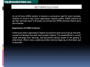 Best HRMS Solutions for Business