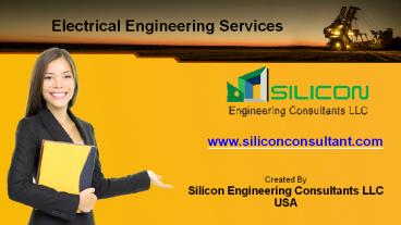 2D, 3D Electrical Design, Drafting High & Low Voltage Control Panel - Silicon Consultant LLC USA