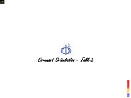 Covenant Orientation Talk No. 3 - Strengthening Family Life