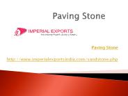 Paving Stone