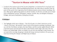 Tourism in Mewar with VNV Tours