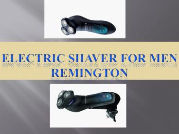 Remington Electric  Electric Shaver For Men