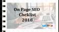 On Page SEO Checklist 2018 - Walstar Technologies PowerPoint PPT Presentation