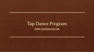 Tap Dance Program