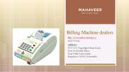 Billing Machine dealers in Bangalore