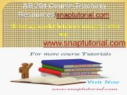 AB 204 Course Teaching Resources/snaptutorial.com