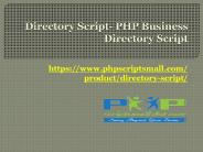 Directory Script- PHP Business Directory Script (1)