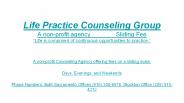 A non-profit Counseling Agency