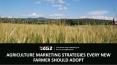 Agriculture Marketing Strategies Every New Farmer Should Adopt PowerPoint PPT Presentation