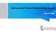 Waterproofing Balcony & Terrace System