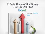 11 Solid Reasons That Strong Desire to Opt SEO