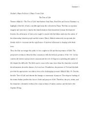 "The Tree of Life" Essay