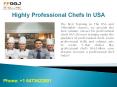 Highly Professional Chefs In USA PowerPoint PPT Presentation