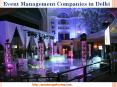 Event Management Companies in Delhi PowerPoint PPT Presentation