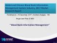 Blood Bank Information Management Market: Future Trends and Best Regions to Focus Worldly! PowerPoint PPT Presentation