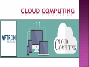 Cloud Computing Training