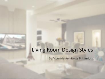 Living Room Decorators in Coimbatore