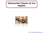 Gymnastics Classes in Los Angeles