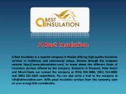 Fort lauderdale Insulation Installation