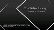 Todd Walker Attorney - Tampa, FL