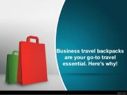 Why using a backpack with trolley is useful?