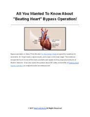 All You Wanted to Know about Beating Heart