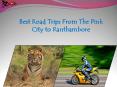 Best Road Trips From The Pink City to Ranthambore PowerPoint PPT Presentation