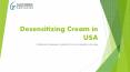 Desensitizing Cream in USA PowerPoint PPT Presentation