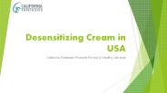 Desensitizing Cream in USA