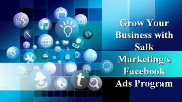 Grow Your Business with Salk Marketing's Facebook Ads Program