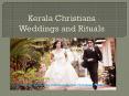 Kerala Christians Wedding Rituals PowerPoint PPT Presentation