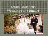 Kerala Christians Wedding Rituals
