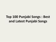 top 100 punjabi dance songs