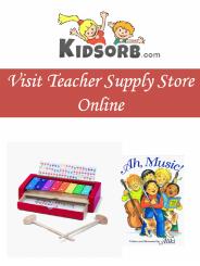 Visit Teacher Supply Store Online