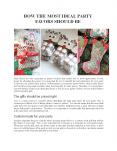 HOW THE MOST IDEAL PARTY FAVORS SHOULD BE PowerPoint PPT Presentation