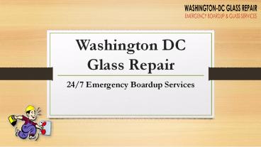 Window Glass Repair and Replacement Services | Washington DC Glass Repair