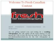 Best Videographers Toronto,Wedding videography