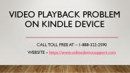 Video playback problem on kindle device