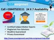 Assignment Help |Expert MBA Assignment Help