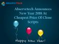 Abservetech Announces New Year 2018 At Cheapest Price Of Clone Scripts PowerPoint PPT Presentation