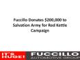 Fuccillo Donates $200,000 to Salvation Army for Red Kettle Campaign PowerPoint PPT Presentation