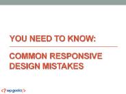 Top 7 Responsive Web Design Mistakes With Their Solutions