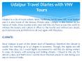 Udaipur Travel Diaries with VNV Tours PowerPoint PPT Presentation