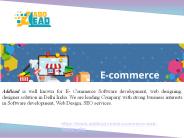 E-commerce Websites Design delhi