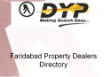Faridabad Property Dealers Directory (8) PowerPoint PPT Presentation