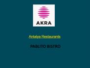 Restaurants in Antalya -  Akra Restaurants