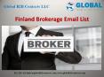 Finland Brokerage Email List PowerPoint PPT Presentation