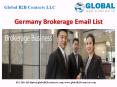 Germany Brokerage Email List PowerPoint PPT Presentation
