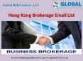Hong Kong Brokerage Email List PowerPoint PPT Presentation