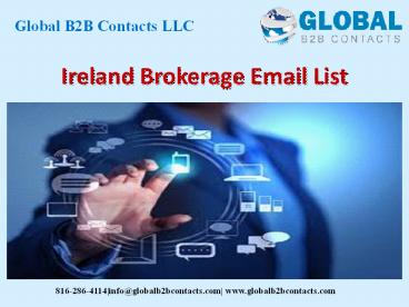 Ireland Brokerage Email List